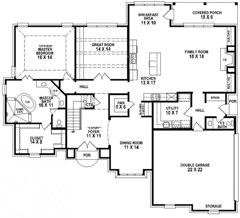 Luxury 3 Bedroom 3.5 Bath House Plans New Home Plans Design