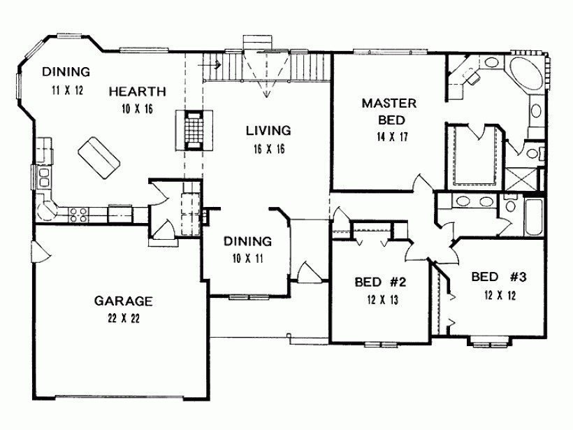 Best Floor Plans 3 Bedroom Ranch With Pictures June 2020