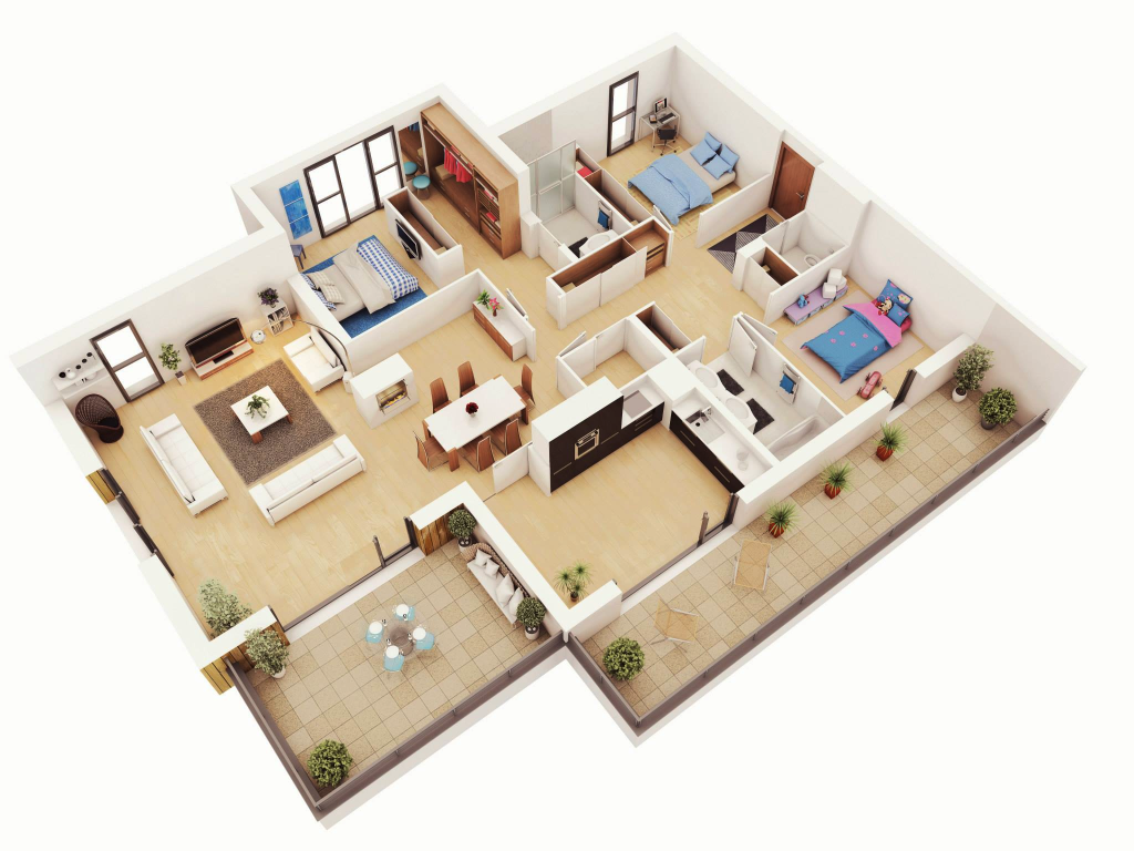 house-designs-floor-plans-3-bedrooms-floorplans-click