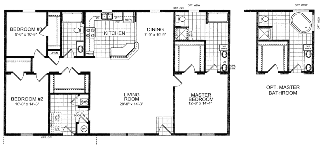 Exceptional 30 X 40 House Plans 2 Floor Plans Of 3
