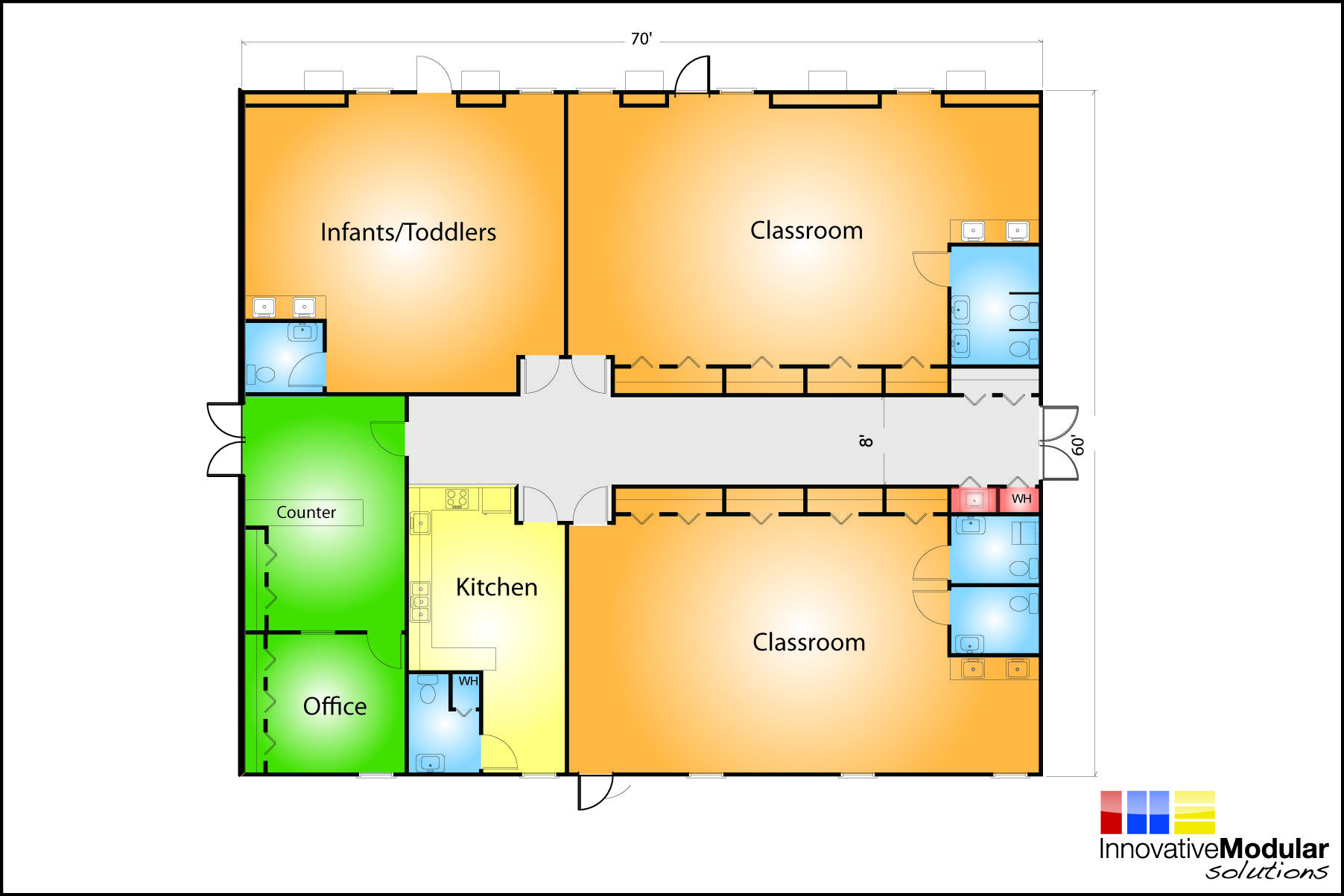 Daycare design, Daycare floor plans, Classroom floor plan