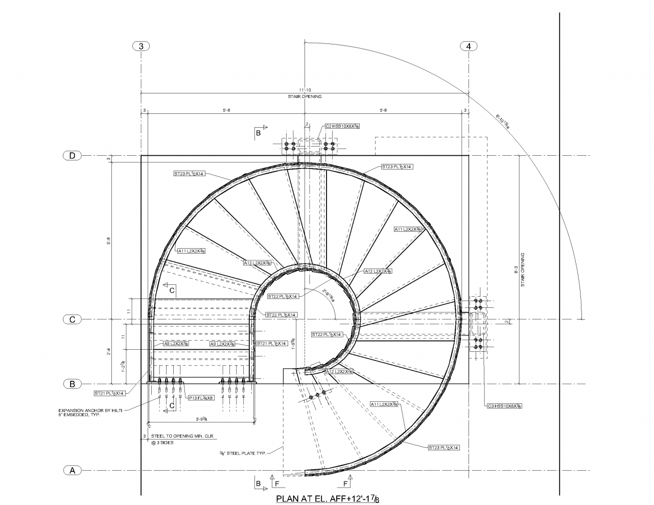 Staircase architecture Stairs floor plan, Spiral