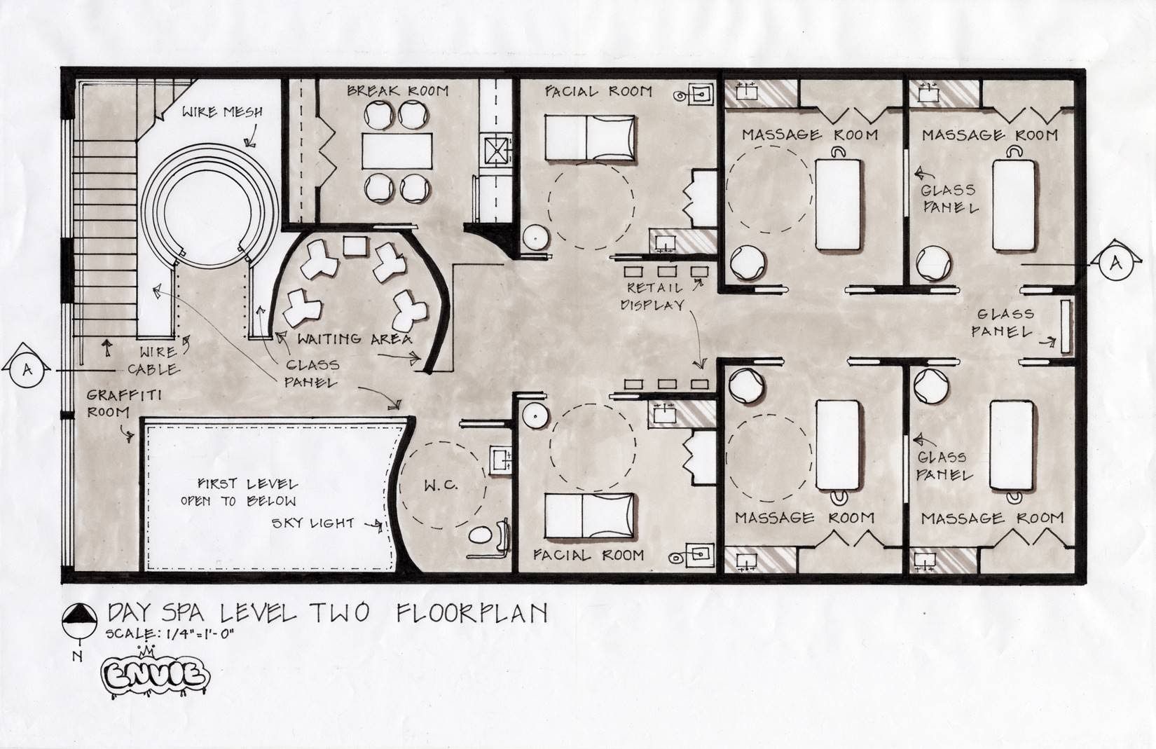 spa floor plans Spa Design Concept, Fifth Avenue, New