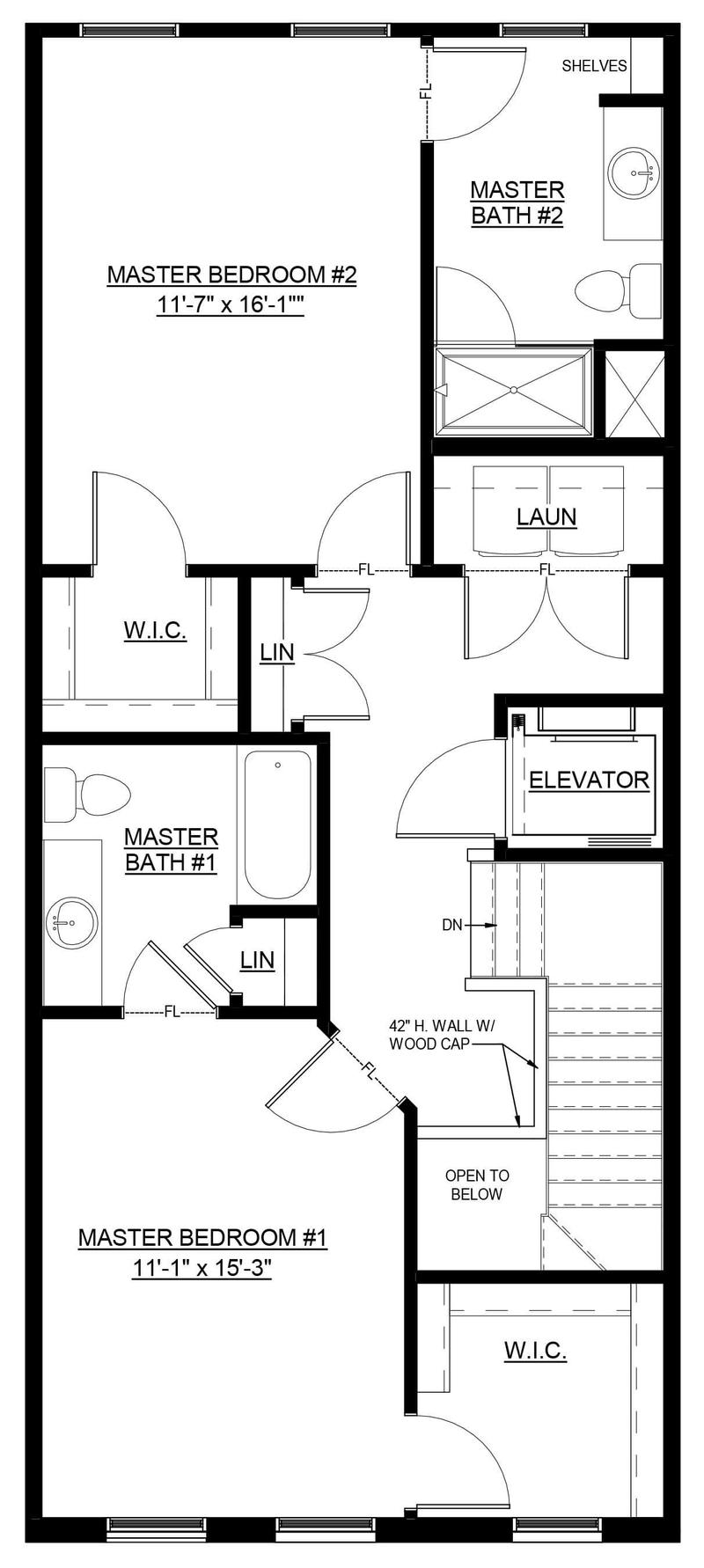 Dorset II With Elevator Home Plan by Eagle in Attached Homes