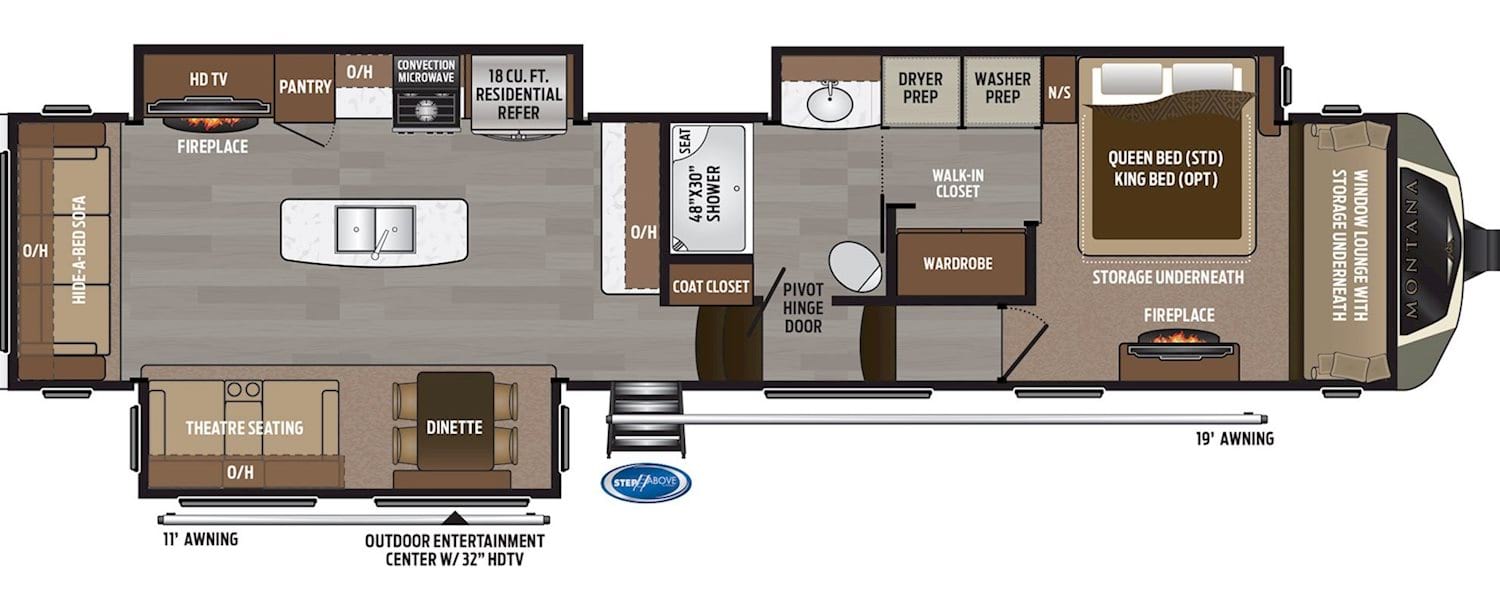 Popular Fifth Wheel Camper Floor Plans Fifth Wheel Magazine