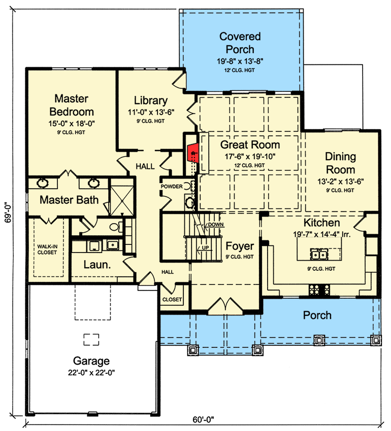 Family Friendly Craftsman House Plan 39242ST