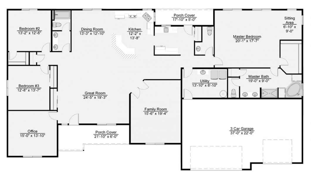 ROCKHURST Floor Plan Signature Collection Lexar Homes