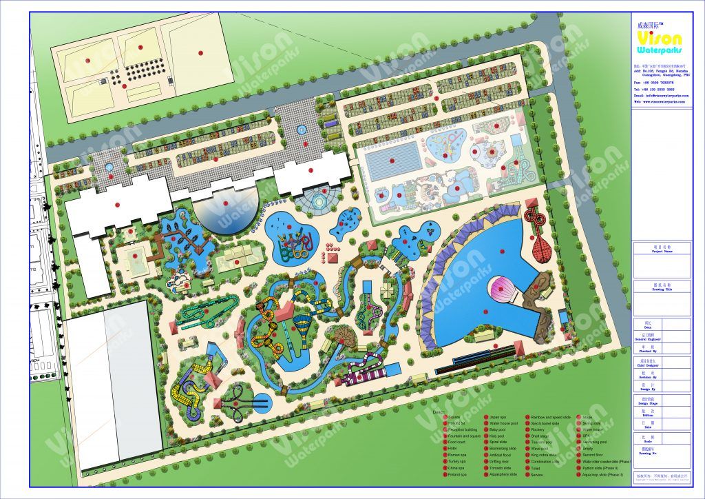 How much does it cost to invest a 50000m2 water park? 