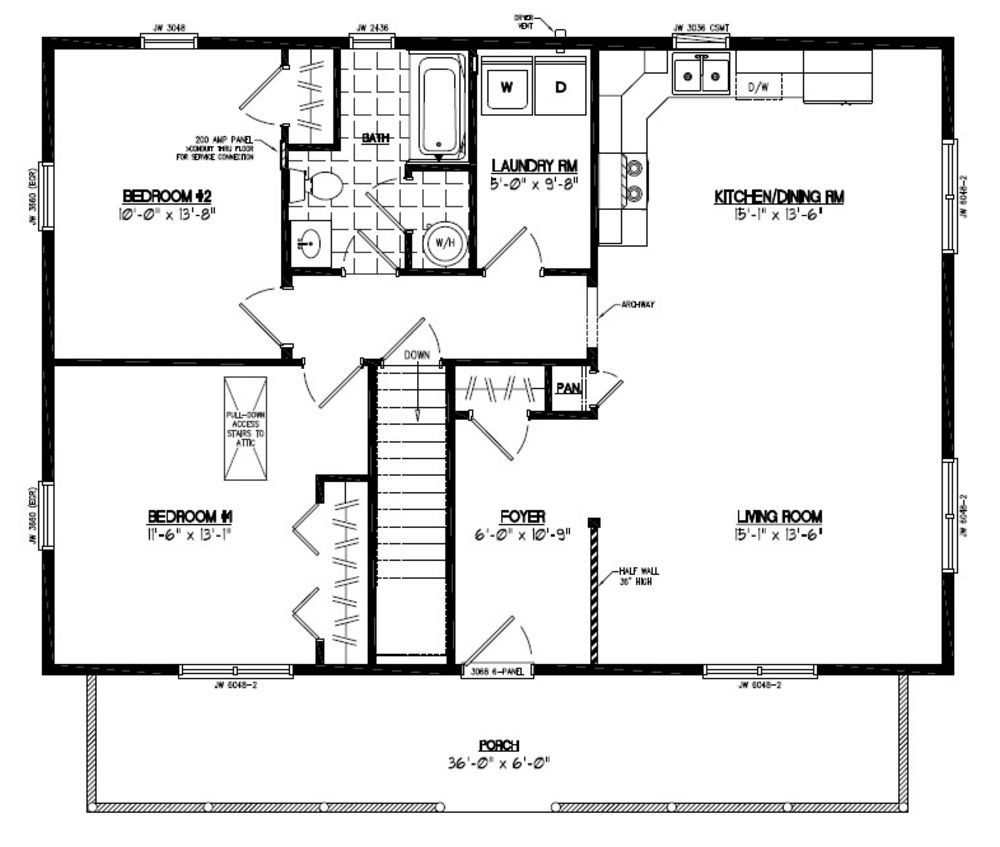 36 X 40 House Plans Home Decor Idea House plan with