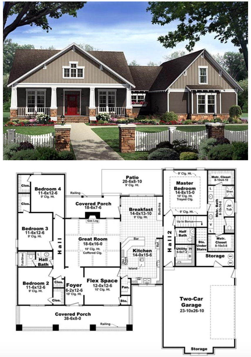 Craftsman House Plans Page 4