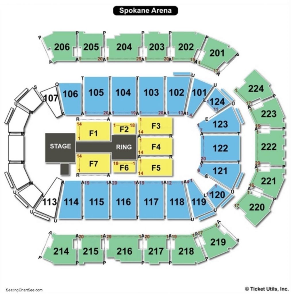 The Most Amazing spokane arena seating chart di 2020 Konser