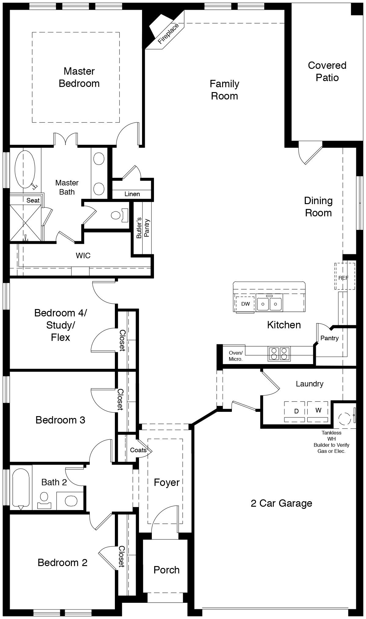 THE MAPLE Home Plan by D.R. Horton in Morningstar Aledo ISD