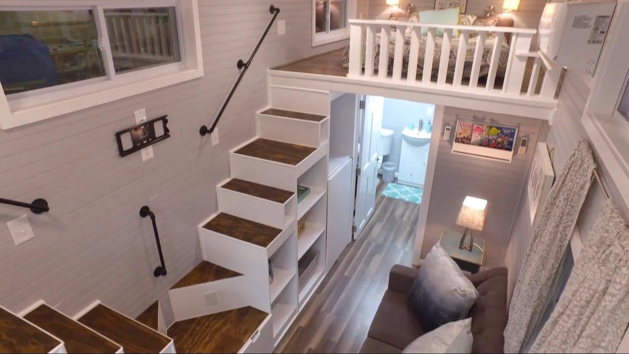 Luxurious Tiny House With A Split Level Floor Plan Tiny