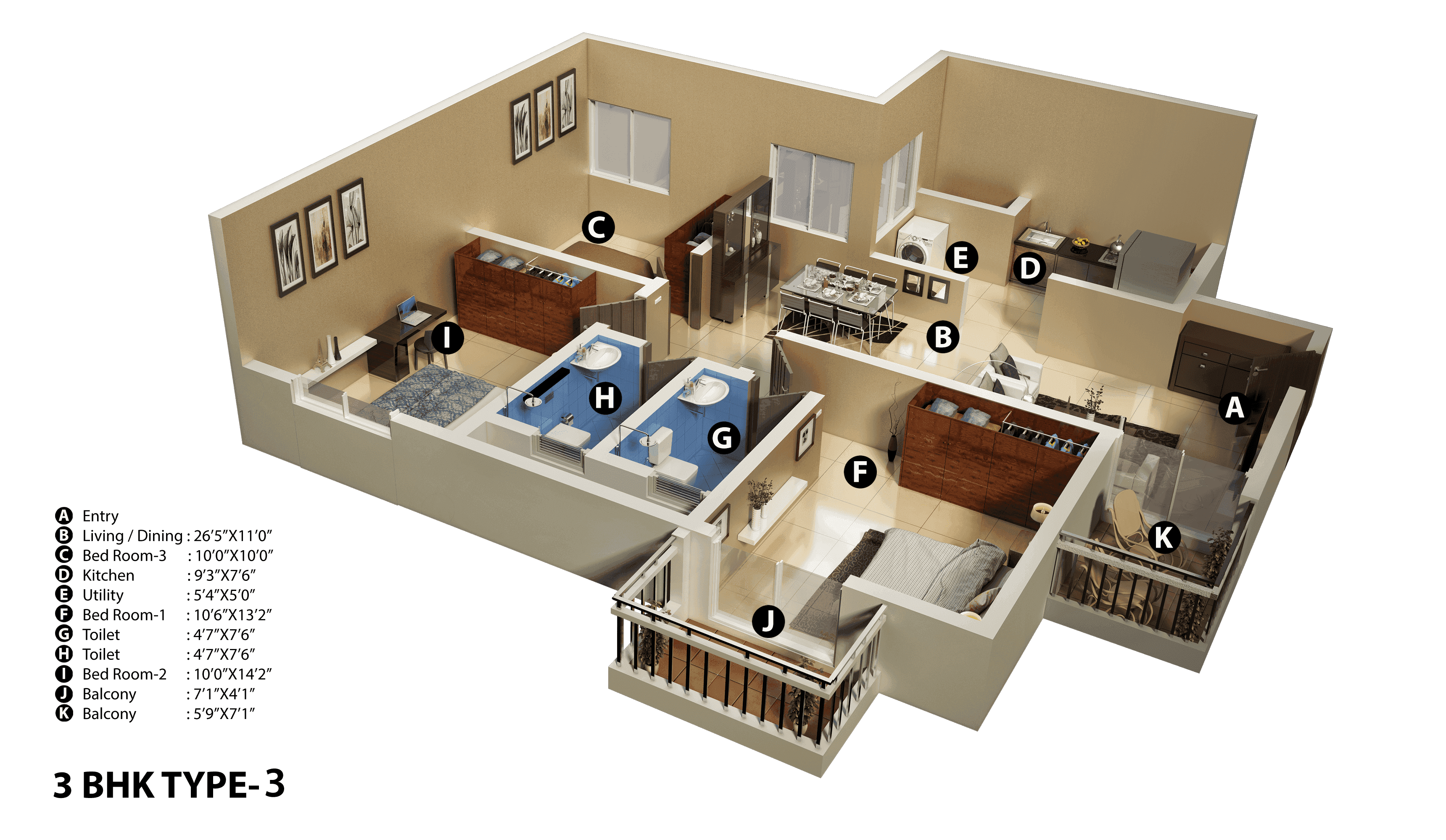 Floor Plan with Dimensions Habitat Iluminar
