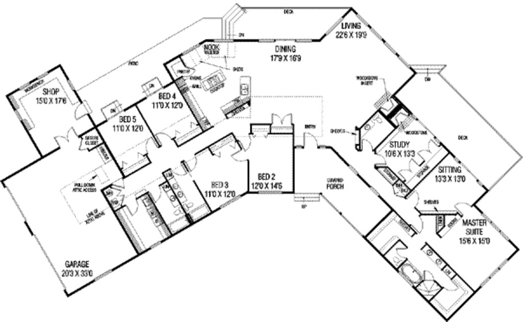 Unique 5 Bedroom Ranch Style House Plans New Home Plans