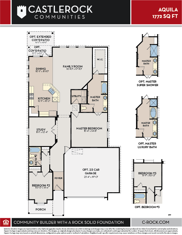 Aquila Home Plan by CastleRock Communities in Orchard Ridge