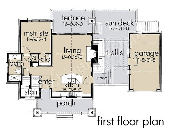 Colina de Cobre House Plan Tiny house floor plans, Floor