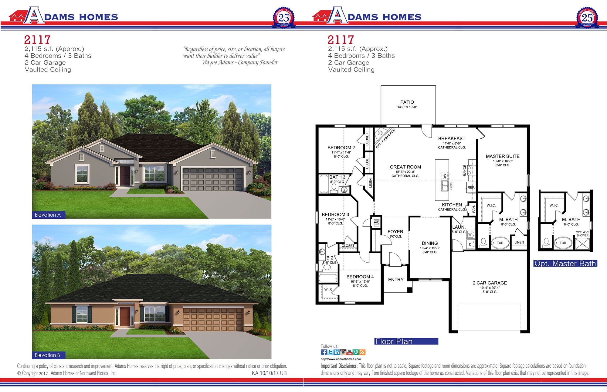Floor Plan 2117 New homes, New home communities, Adams homes