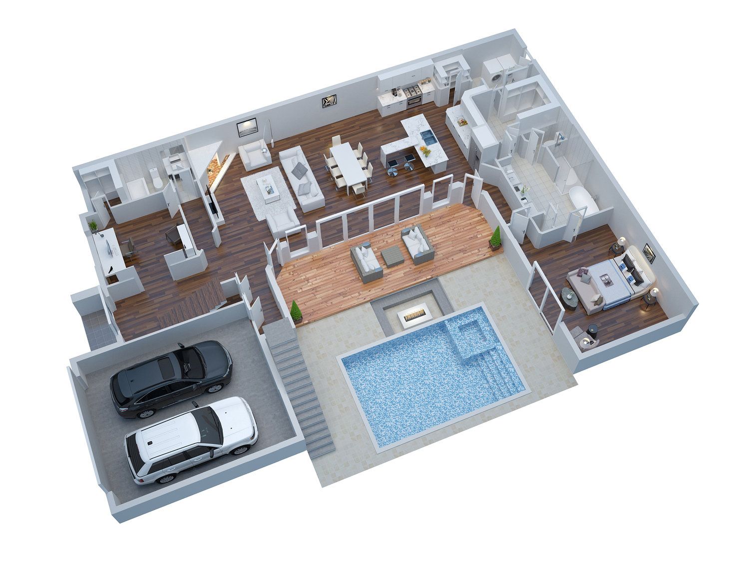 3922 Valley Ridge — Avant Homes Pool house plans, Sims
