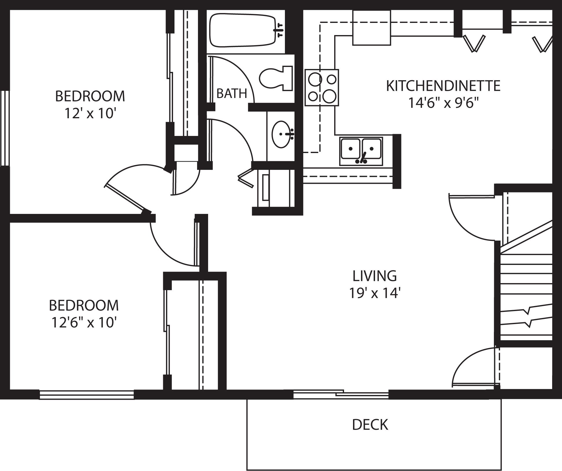 2 bedroom apartment over garage plans Google Search