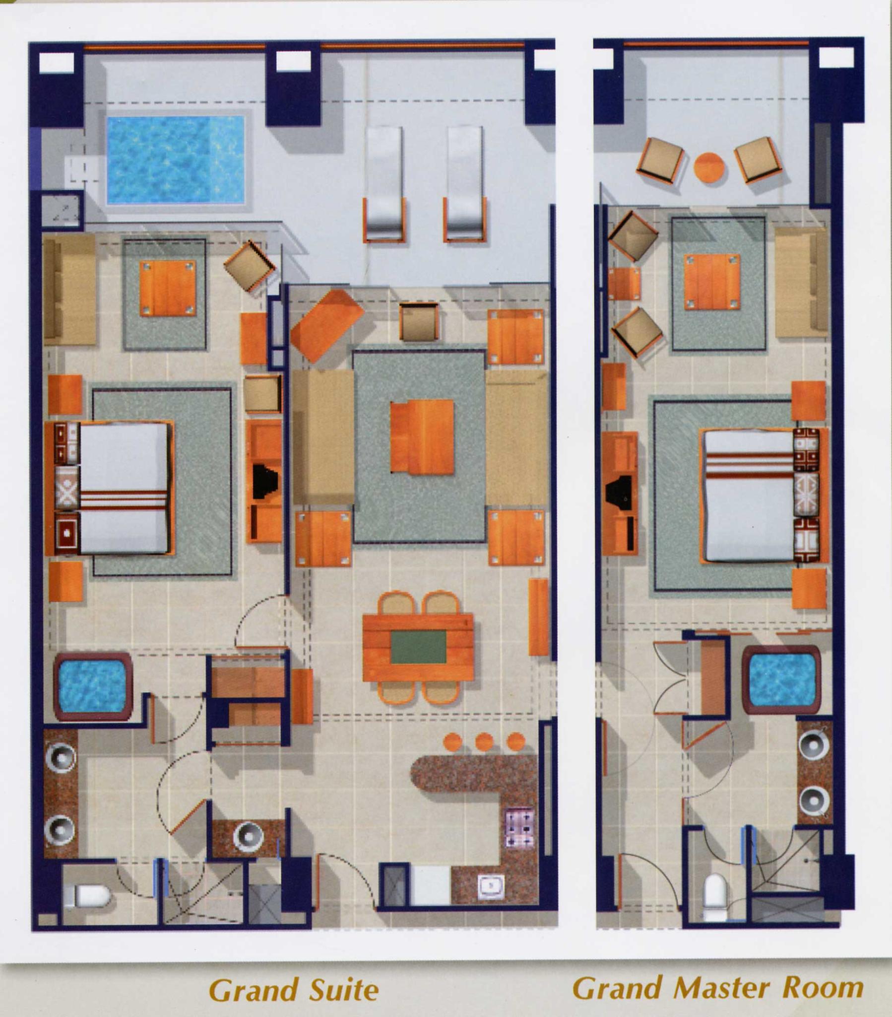 The Grand Mayan Nuevo Vallarta Photo Unit Floor Plan