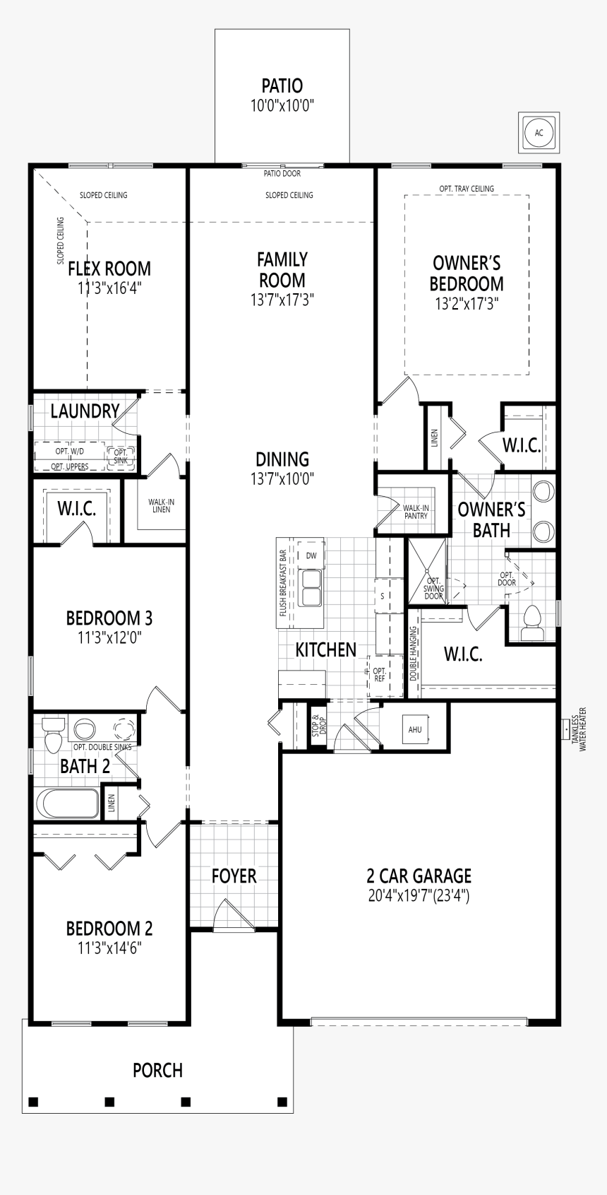 Mattamy Homes In Jacksonville Floor Plan, HD Png