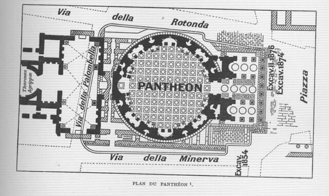 Pantheon (Rome) Plan Flickr Photo Sharing!