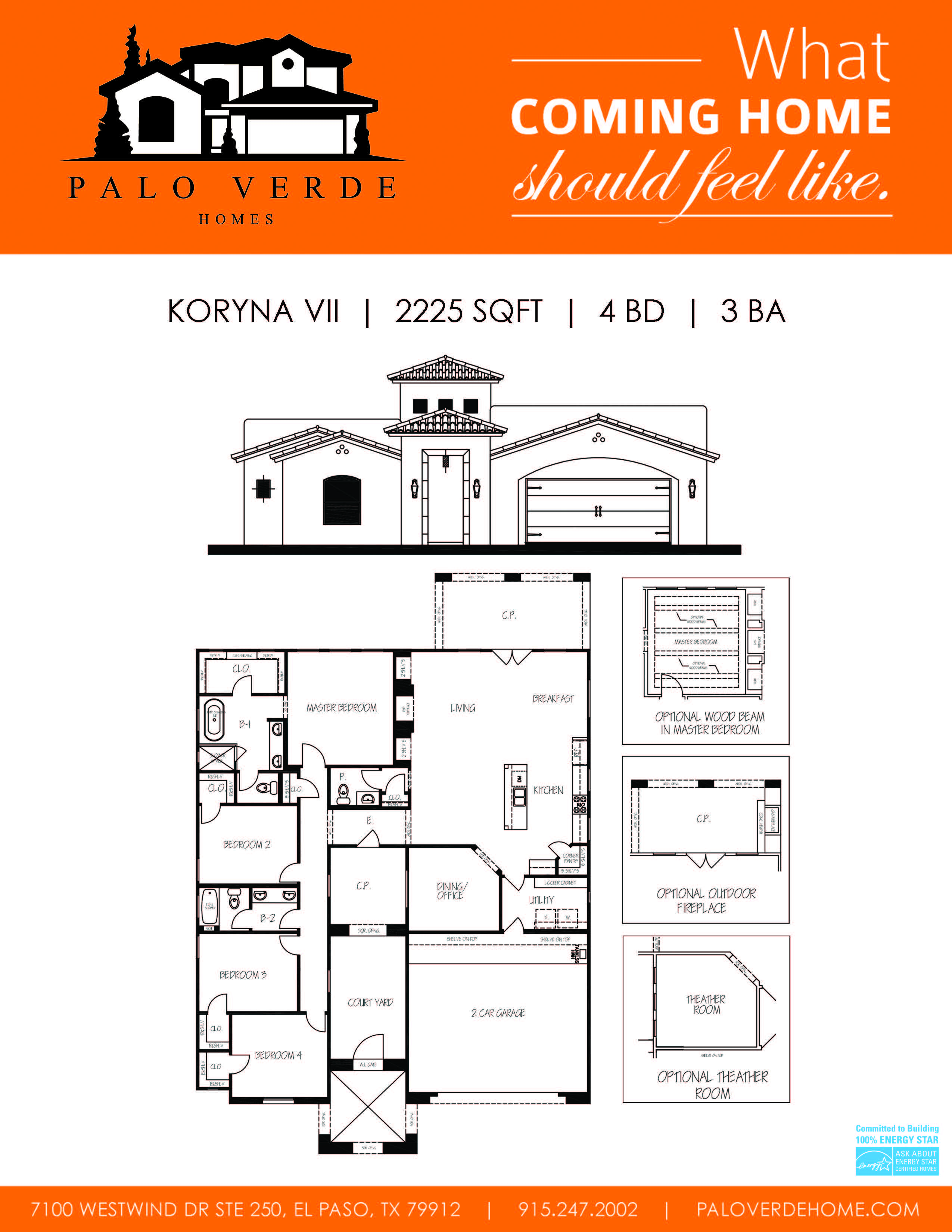 Palo Verde Festival Home 2017 Floor Plan El Paso