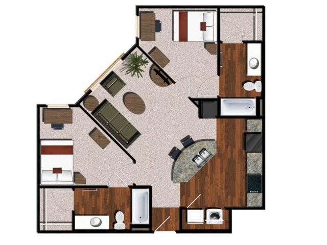 Floor Plans The Next at ODU Apartments in Norfolk, VA