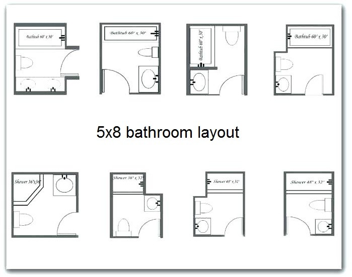 What Best 5x8 Bathroom Layout To Consider Home Interiors
