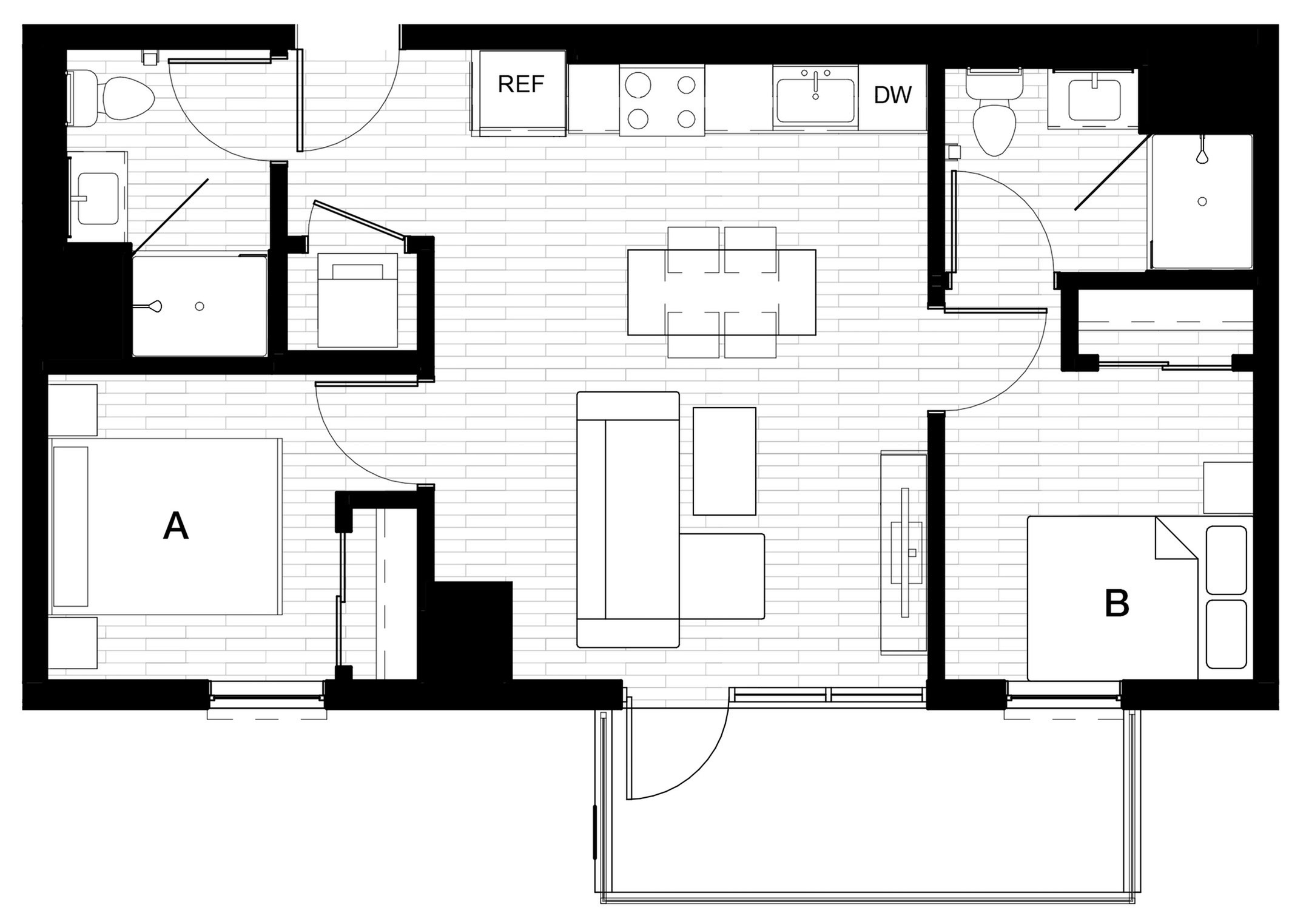 2x2 A 2 Bed Apartment OLIVTempe Myrtle