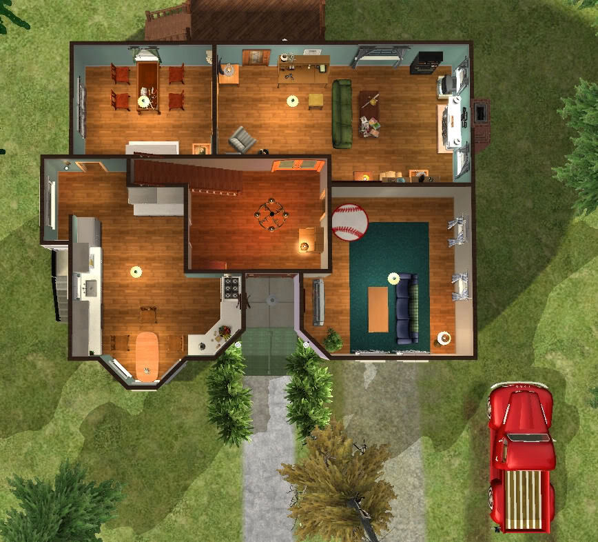 Twoflower's Sims 2 Lots Twilight Bella Swan's House