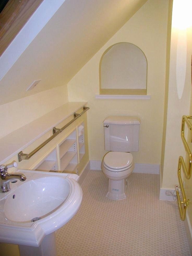 Attic Bathroom Ideas Sloped Ceiling Lovely Small Bathroom