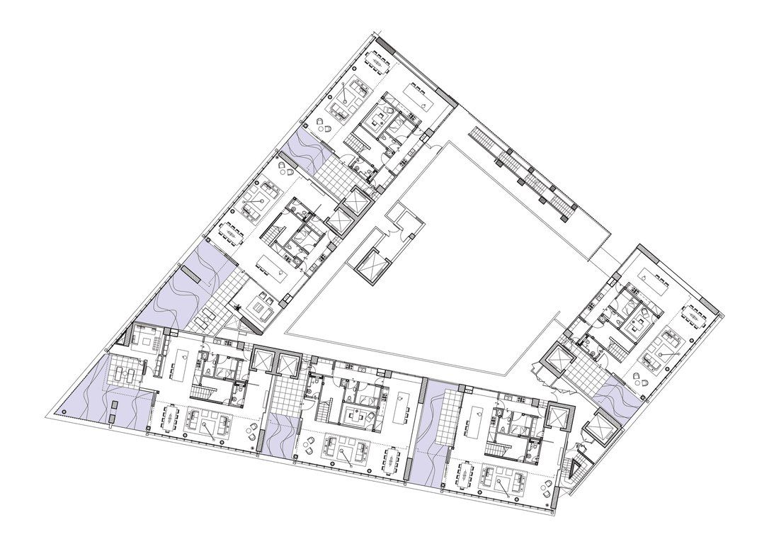 Floor Plan Typical ONE KL SCDA architect APARTMENT