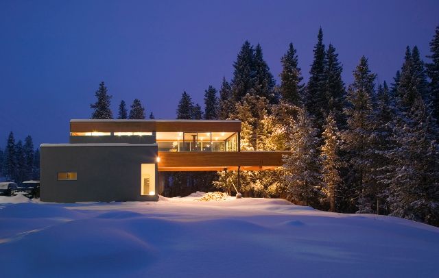 michael p. johnson Colorado mountain homes, Modern