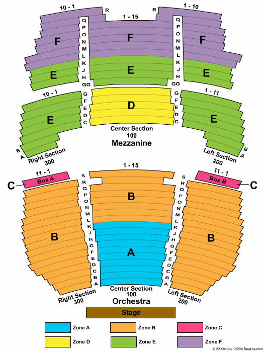 Walnut Street Theatre Seating Chart