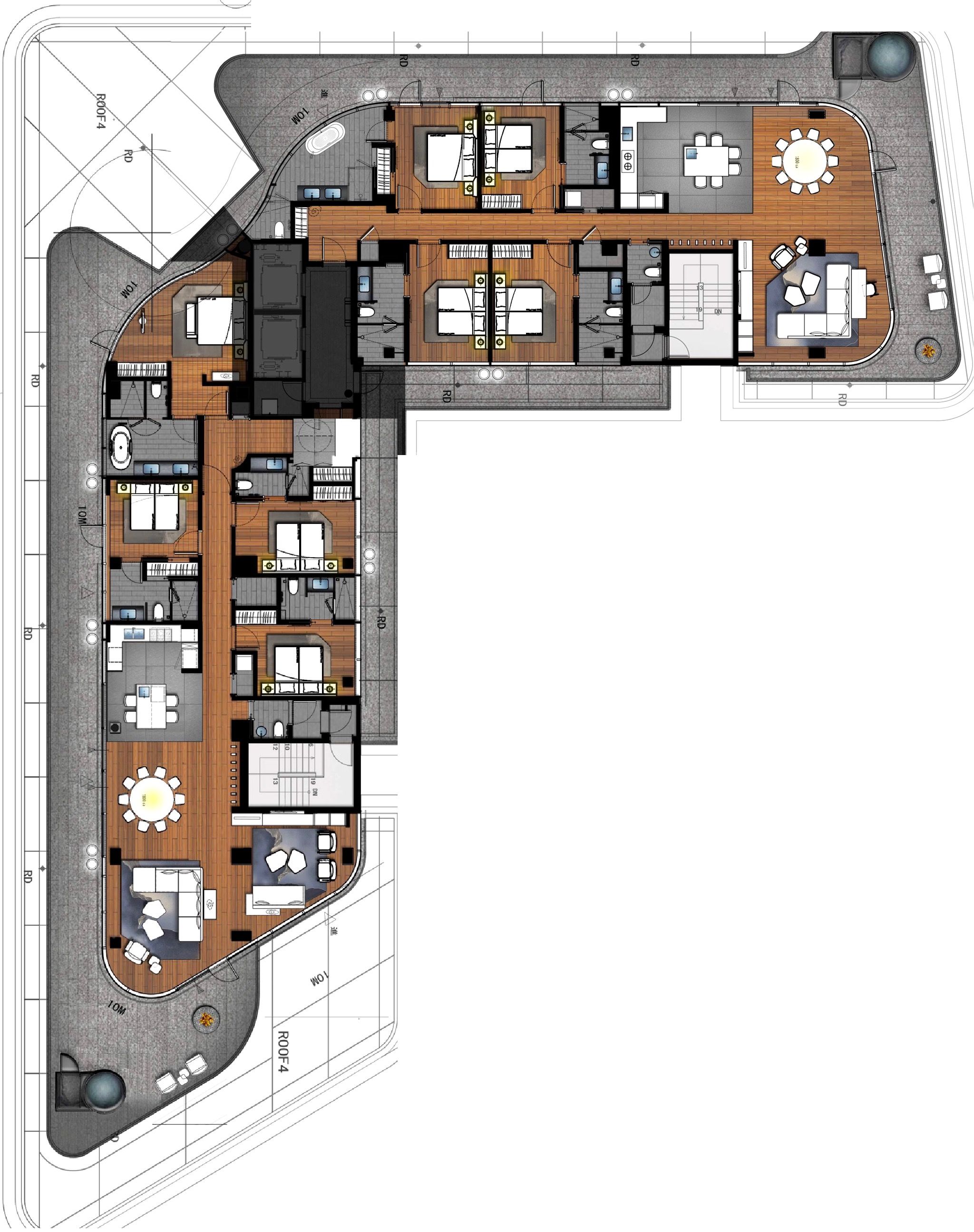 Skye Niseko Penthouses Floor in 2021 Hotel room plan