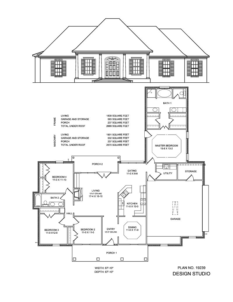 15002000 Design Studio House plans, Floor plans