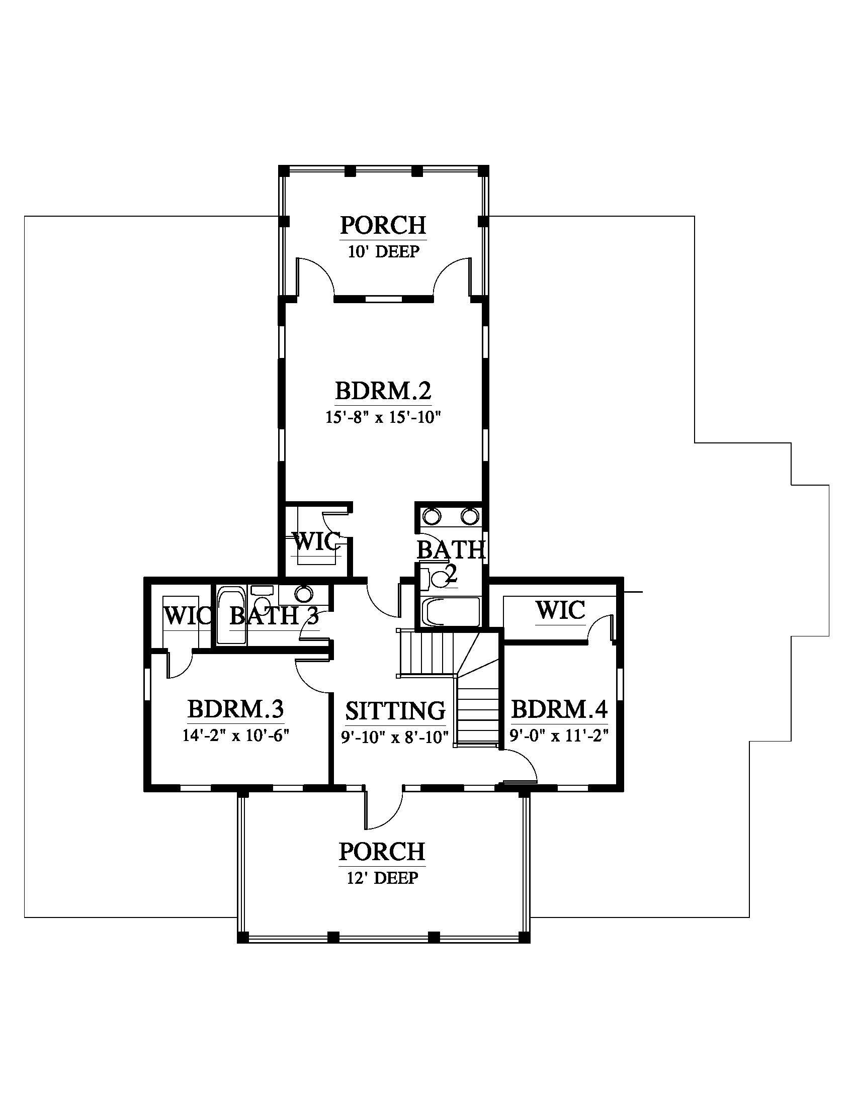 The Palmetto (063125) House Plan (063125) Design from
