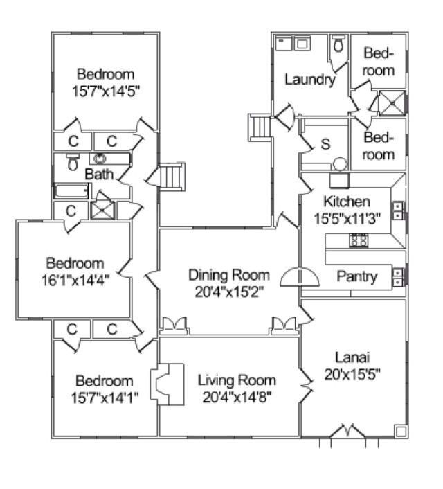 Floorplan, Canby Neighborhood "Woodie" on Schofield