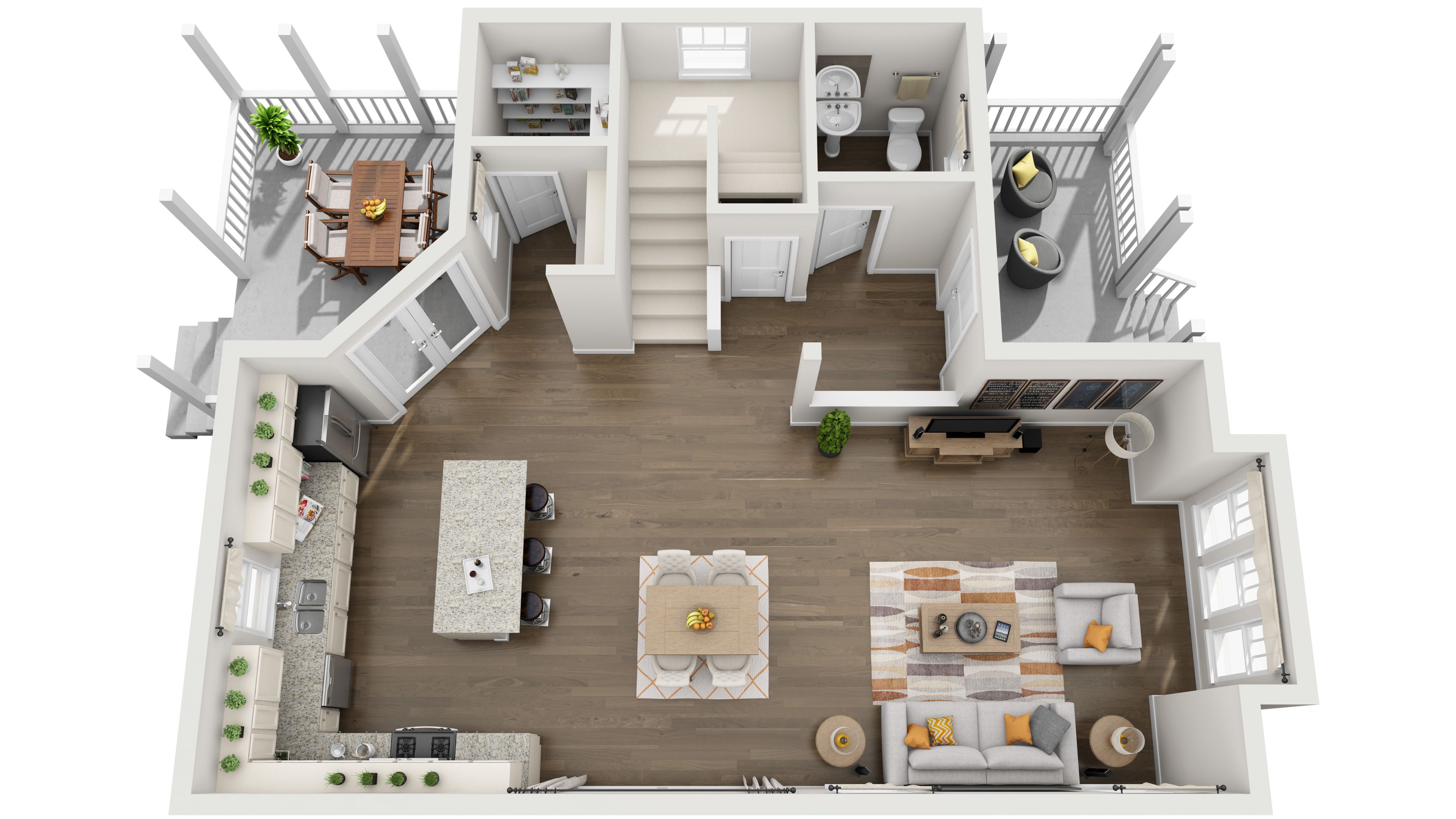 Standard 3D Floor Plans Sims house design, Luxury house