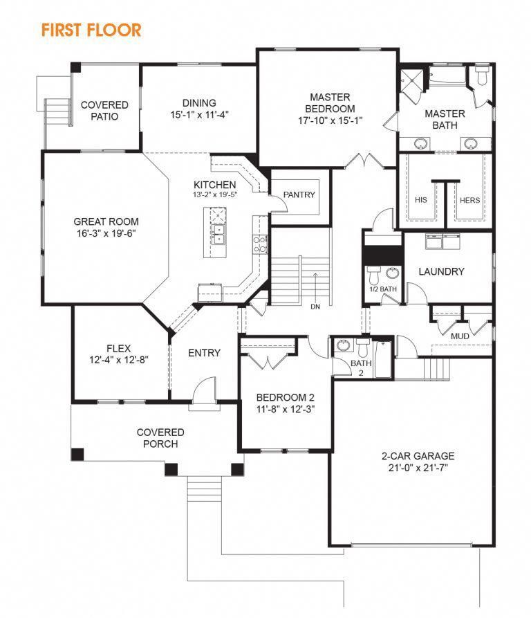 Paisley Utah Rambler Floor Plan EDGE Homes 