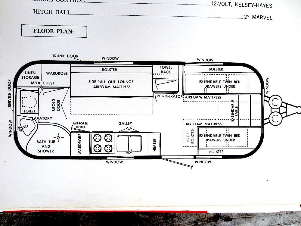 Airstream Land Yacht Floor Plan Floorplans Click