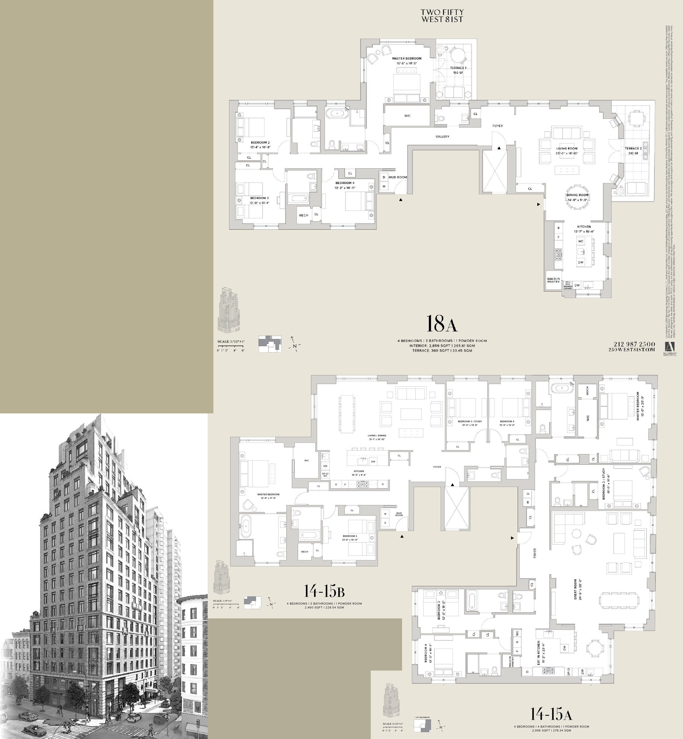 250 West 81st Street Apartment floor plans, Apartment