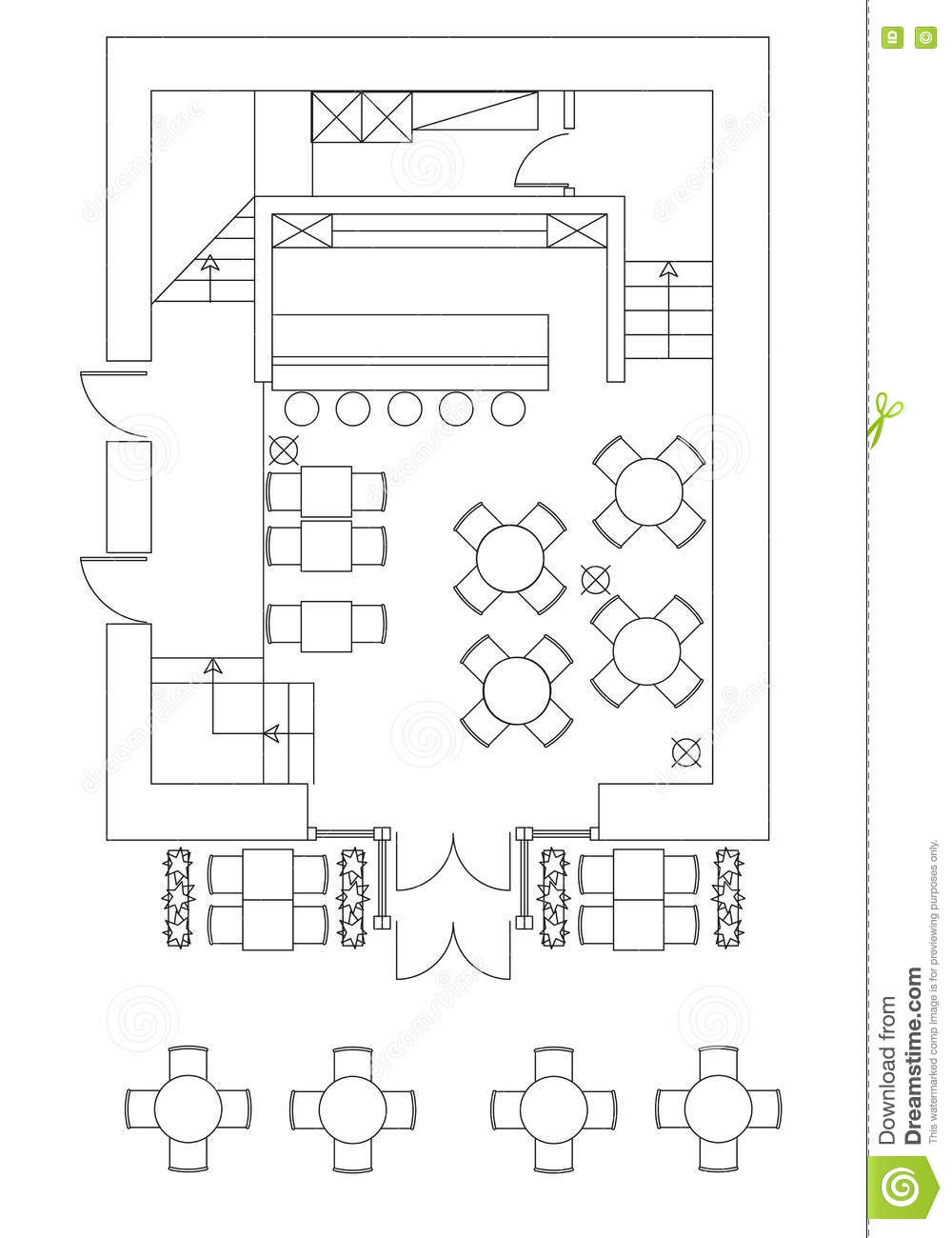 Coffee shop floor plan pdf