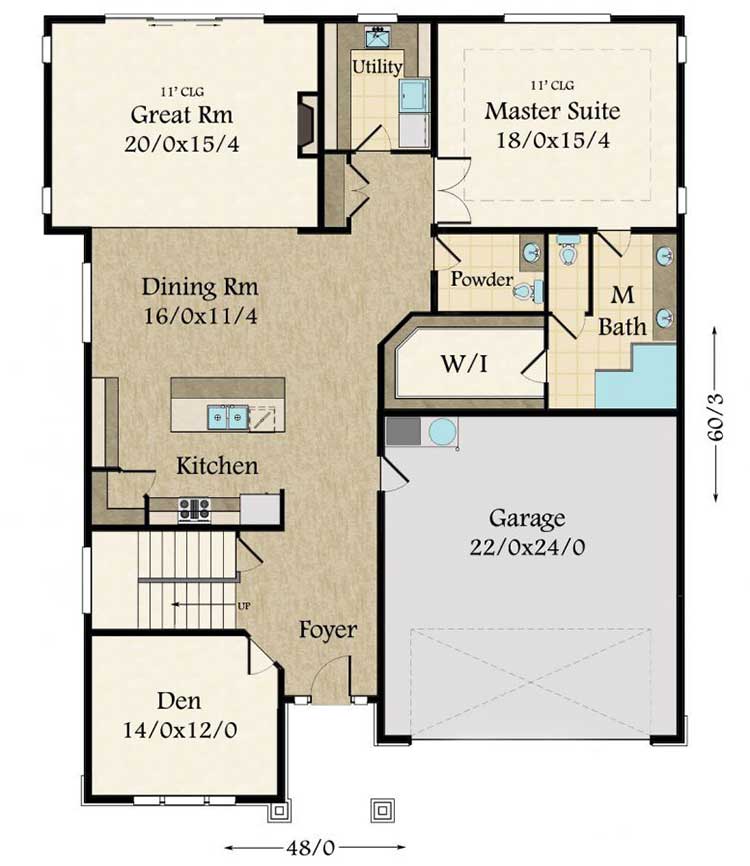 Craftsman with First Floor Master 85185MS