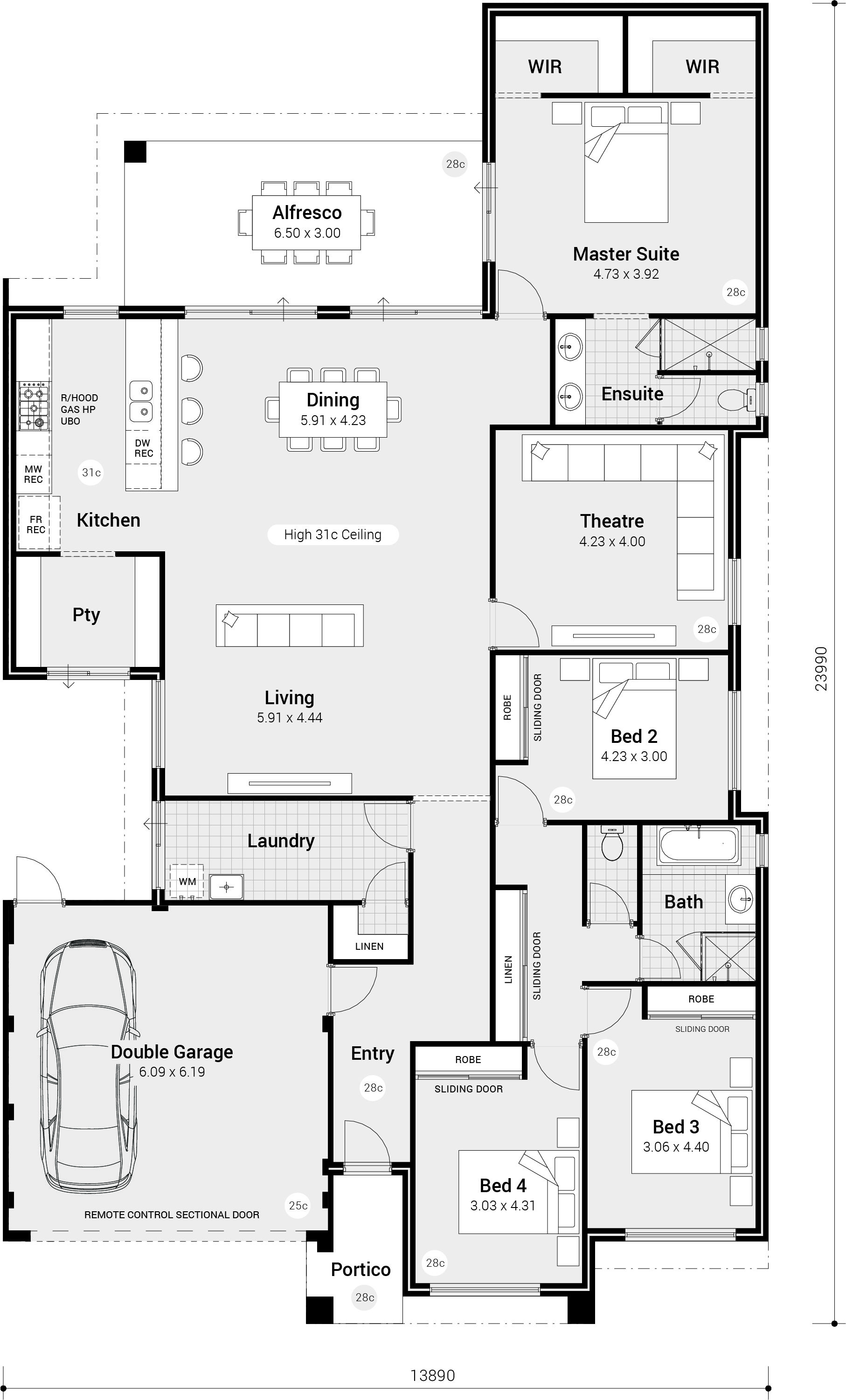 The Regal RedInk Homes Mid West Best house plans