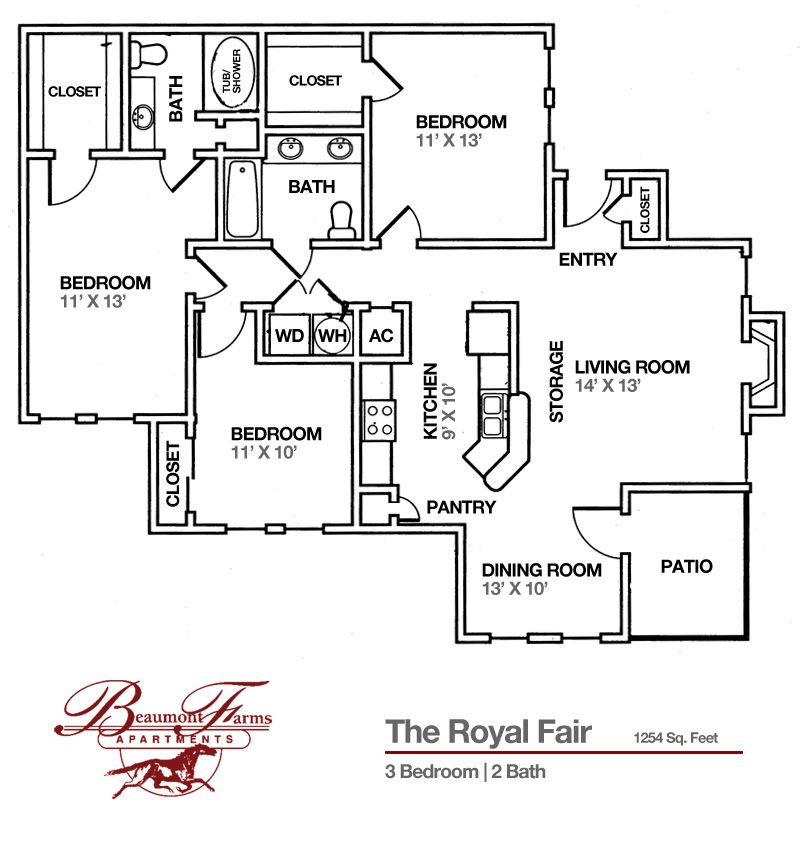 Lexington KY Apartment Beaumont Farms 'The Royal Fair