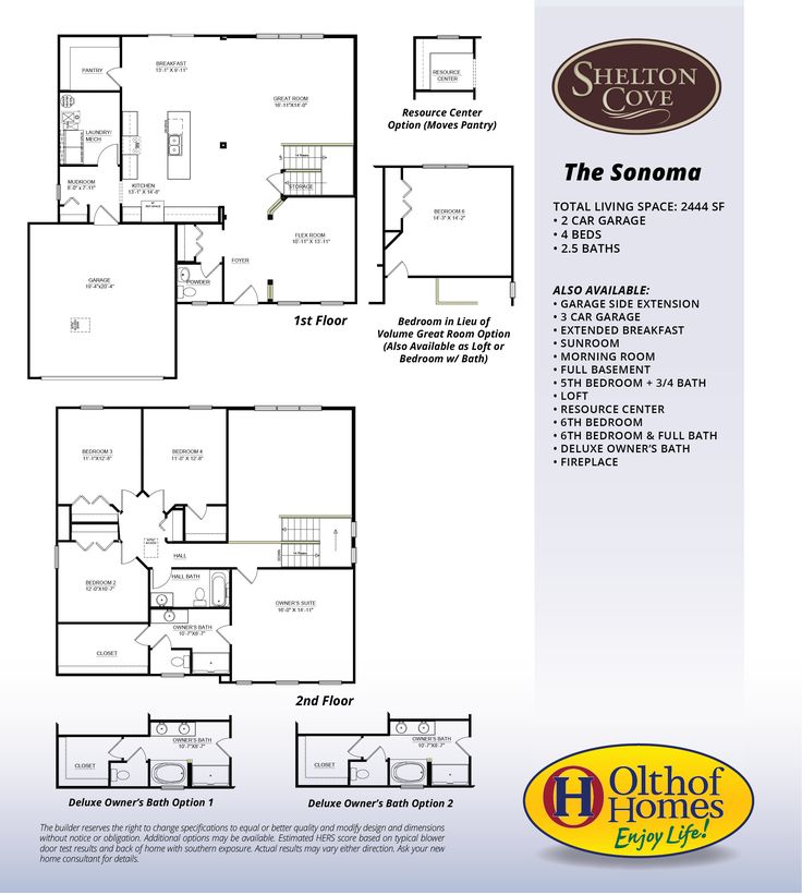 Olthof Homes House Plans & Floor Plans for Sonoma in