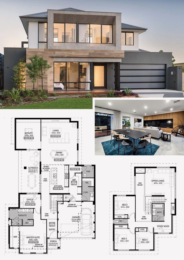 12 Two Storey House Design with Floor Plan with Elevation